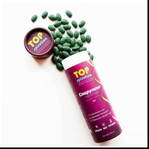 TOP Spirulina Спирулина, 100 гр TOP Spirulina Спирулина, 100 гр