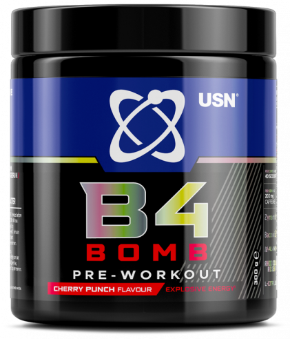 USN B4-Bomb Pre-Workout, 300 грамм USN B4-Bomb Pre-Workout, 300 грамм