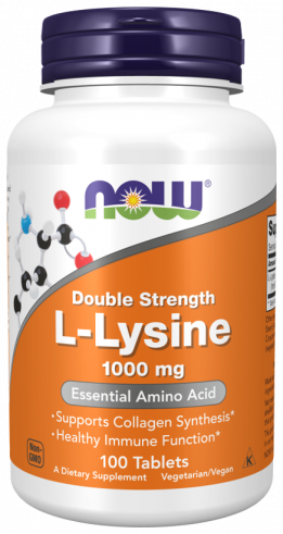 NOW L-Lysine 1000 mg, 100 таблеток NOW L-Lysine 1000 mg, 100 таблеток