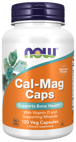 NOW Cal-Mag Caps, 120 капсул NOW Cal-Mag Caps, 120 капсул