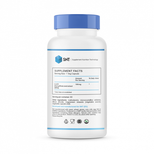 SNT 5-HTP 100 mg, 60 капсул