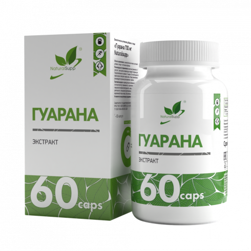 Natural Supp Guarana, 60 капсул Natural Supp Guarana, 60 капсул