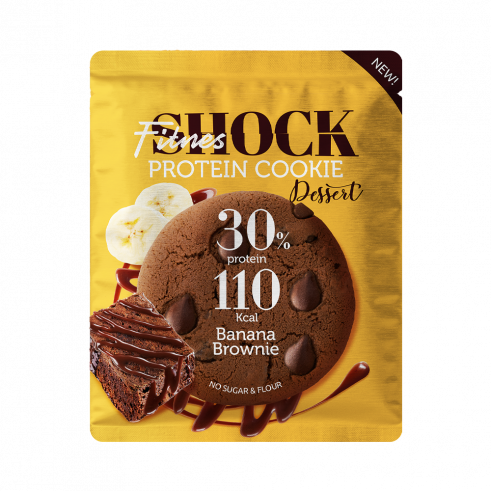 FitnesShock Protein Cookie Dessert, 35 грамм