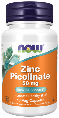 NOW Zinc Picolinate 50 mg, 60 капсул NOW Zinc Picolinate 50 mg, 60 капсул