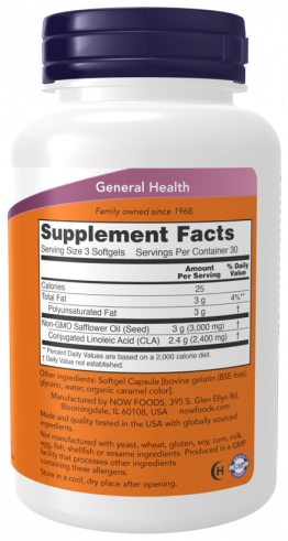 NOW CLA 800 mg, 90 капсул NOW CLA 800 mg, 90 капсул