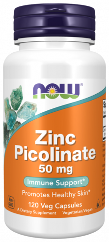 NOW Zinc Picolinate 50 mg, 120 капсул NOW Zinc Picolinate 50 mg, 120 капсул