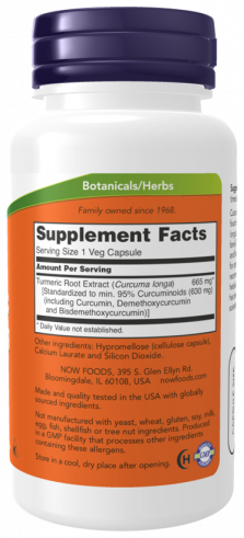 NOW Turmeric Curcumin, 60 капсул NOW Turmeric Curcumin, 60 капсул