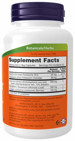 NOW Water Out, 100 капсул NOW Water Out, 100 капсул