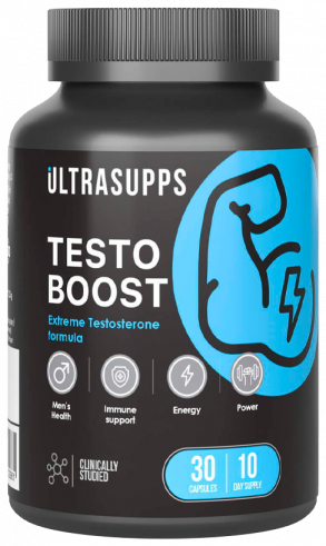 Ultrasupps TestoBoost, 30 капсул Ultrasupps TestoBoost, 30 капсул