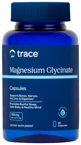 Trace Minerals Magnesium Glycinate 120 mg, 90 капсул Trace Minerals Magnesium Glycinate 120 mg, 90 капсул