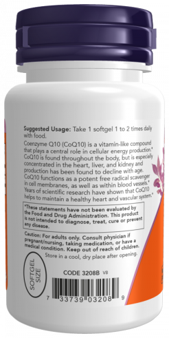 NOW CoQ10 100 mg NOW CoQ10 100 mg