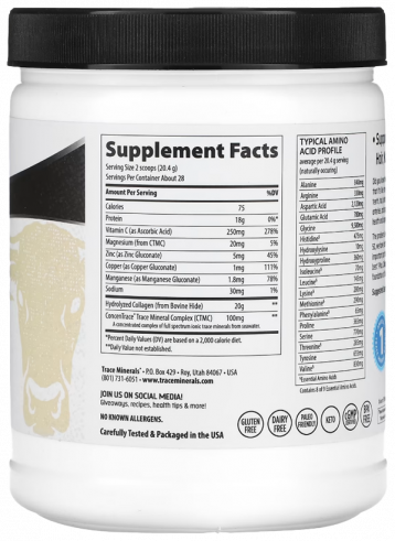 Trace Minerals Collagen Peptides Trace Minerals Collagen Peptides