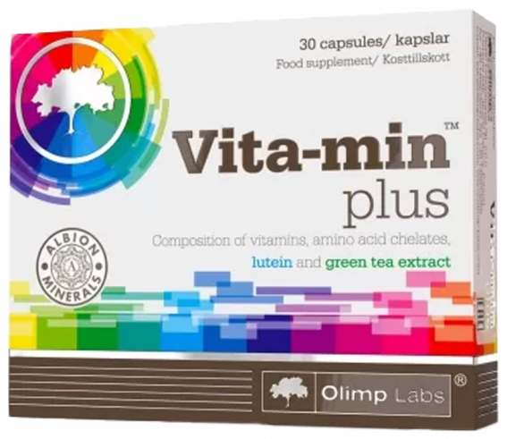 Olimp Labs Vita-Min Plus, 30 капсул Olimp Labs Vita-Min Plus, 30 капсул