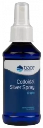 Trace Minerals Colloidal Silver 30 ppm Spray, 118 мл Trace Minerals Colloidal Silver 30 ppm Spray, 118 мл