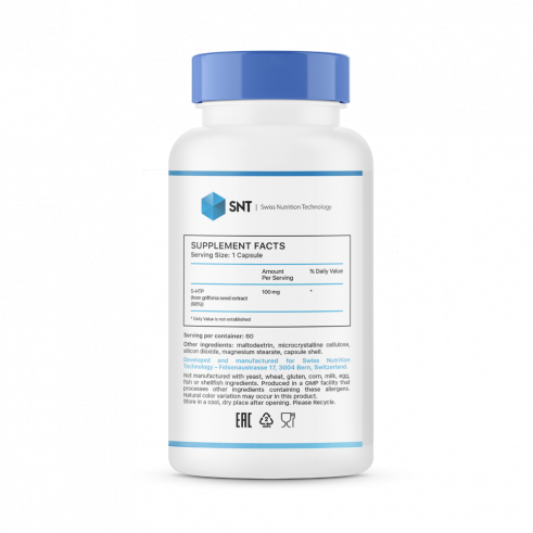 SNT 5-HTP 100 mg, 60 капсул SNT 5-HTP 100 mg, 60 капсул