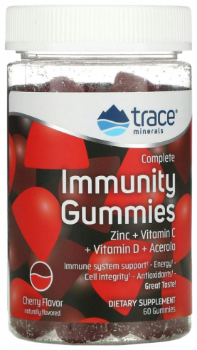 Trace Minerals Immunity Gummies, 60 таблеток Trace Minerals Immunity Gummies, 60 таблеток