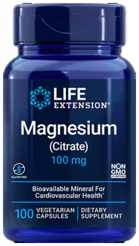 Life Extension Magnesium Citrate 100 mg, 100 капсул Life Extension Magnesium Citrate 100 mg, 100 капсул