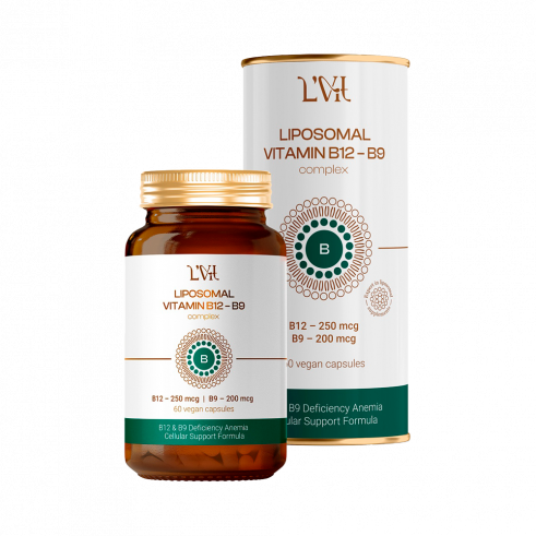 Liposomal Vitamins Liposomal В12 + В9, 60 капсул Liposomal Vitamins Liposomal В12 + В9, 60 капсул