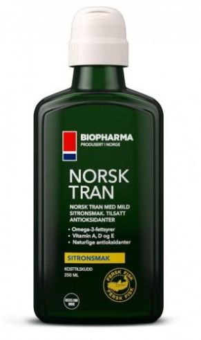 BIOPHARMA Norsk Tran OMEGA-3, 250 мл BIOPHARMA Norsk Tran OMEGA-3, 250 мл