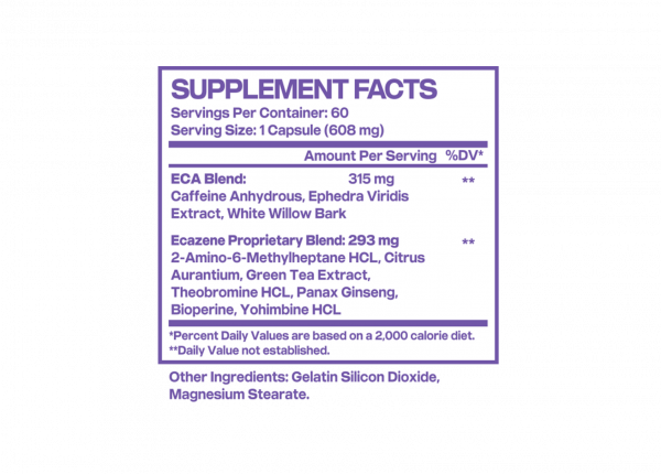 WTF Labz ECA ZENE, 60 капс