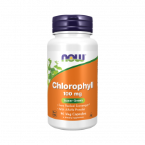 NOW Chlorophyll 100 mg, 90 капсул